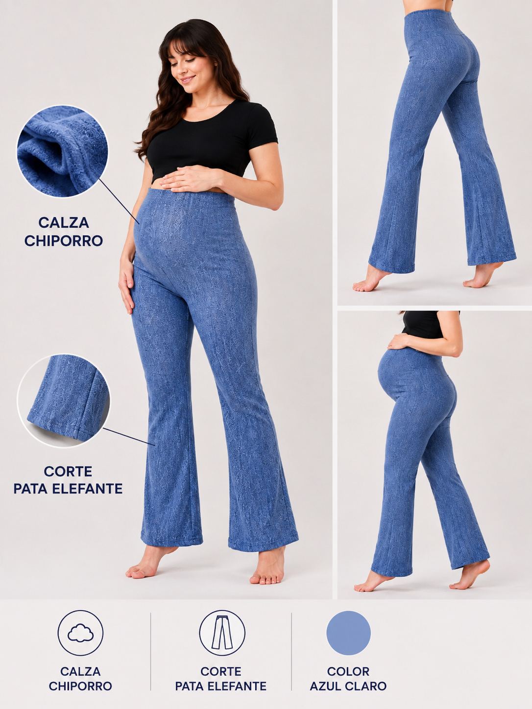 Calza Maternal Chiporro Pata Elefante