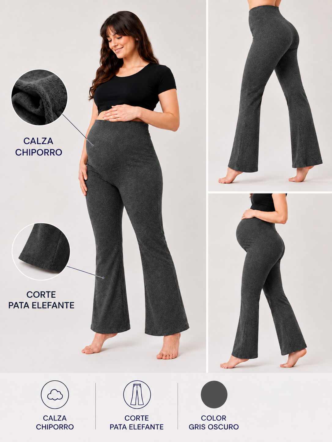 Calza Maternal Chiporro Pata Elefante