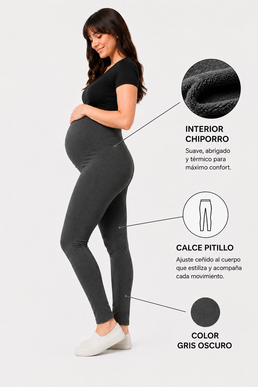 Calza Maternal Chiporro Pitillo